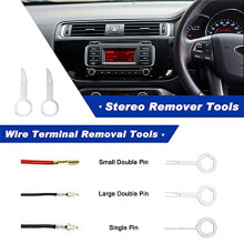 19 Pcs Trim Removal Tool, Auto Clip Pliers Fastener Terminal Remover Set, Plastic Pry Tool Kit for Car Panel/Dash