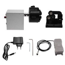 Kit di Riparazione per Canne da Pesca Elettriche, Accessori DIY per La Modifica di Canne da Pesca con Macchina per Incollaggio Rotante A Pedale, Spina