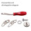 Car Windshield Locking Strip Tool Three-Port Core Sealing Strip Core Installation Tool Seal Strip Mould Locking 3
