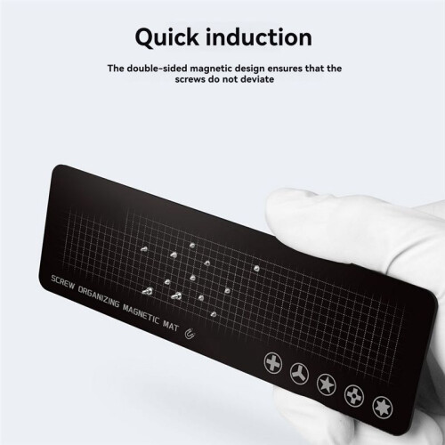 MEGA-IDEA Screw Soft Magnetic Storage Work Mat for Mobile Phone, Computer and Tablet Repair Screw Storage Pad Tool 1