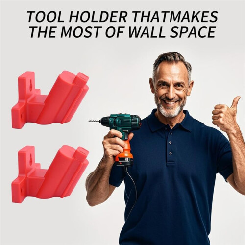 12 Pack Tool Holder for  Drill M12 12V,Wall Mount Plastic Tools Storage with 32 Screws for Power Tool Storage 2