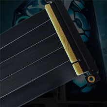 Cavo di Prolunga per Scheda Grafica PCIE 4.0, Doppio Adattatore Inverso, Cavo di Prolunga PCIE X16 Maschio A Femmina A 90, 15 cm