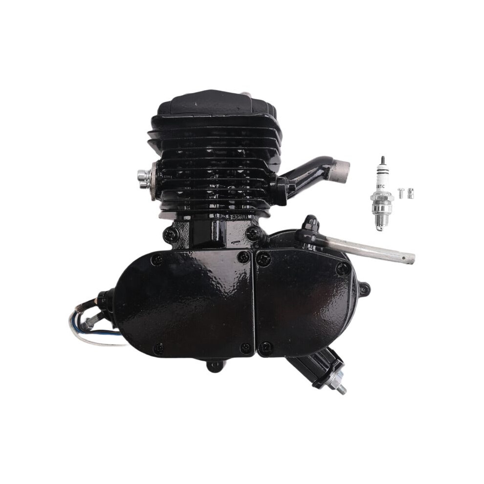 80Cc 2-Stroke Bicycle Engine Kit 26Inch-28Inch Bikes 1.85Kw 5500Rpm Cdi Motor Motorized Bike Conversion Kit Black 4713989183997