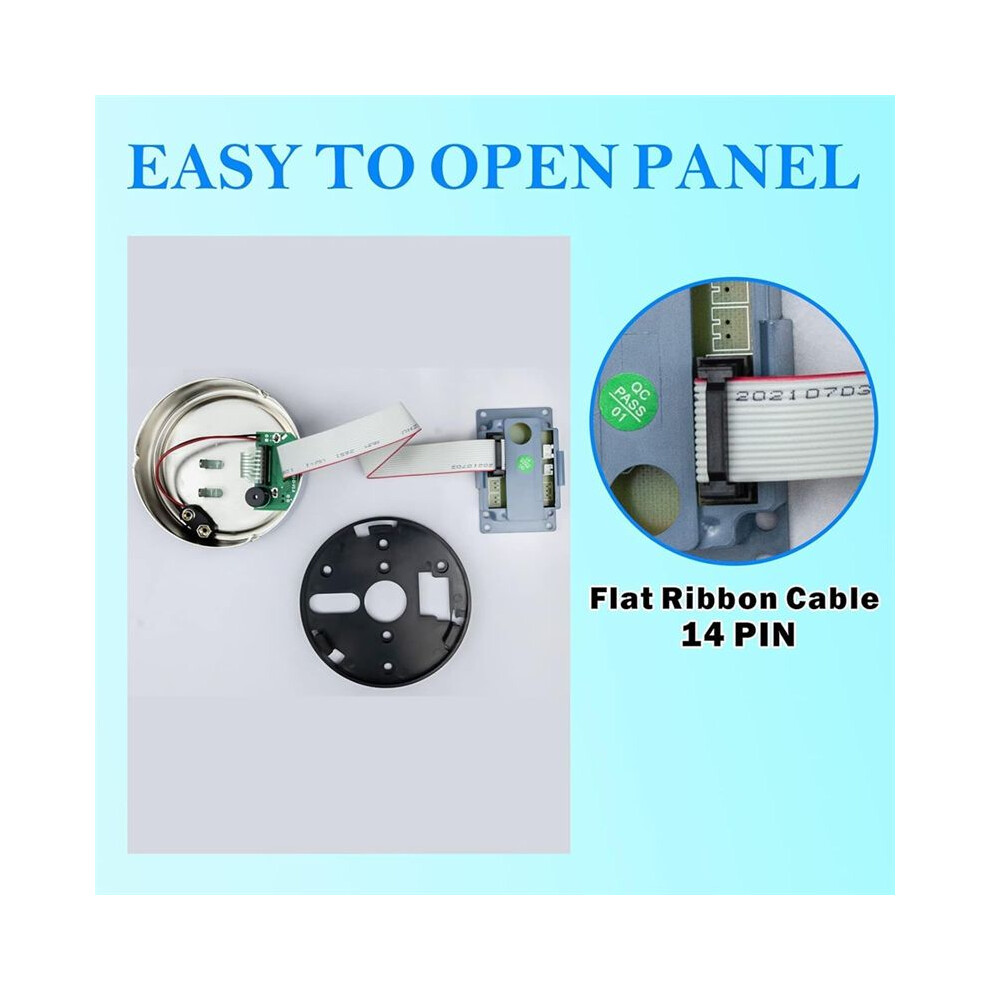 Safe Lock Replacement, Zinc Alloy Keypad Lock With Solenoid Access,14 Ribbon Cable Motherboard & Reset Button Lock Set 6031119664603