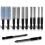 12PCS Diamond Drill Bit Set, 35mm Extended Diamond Brazed Grinding Surface, Dry Drilling Wax Core, 1/4Inch Hex Shank 1
