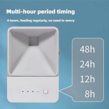 Automatic Fish Feeder/Intelligent Feeder,4-Speed Timer,Maximum Support for 12MM Fish Food,Suitable for Turtles,Fishes B