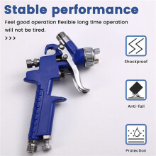 Professional 0.8MM/Nozzle H-2000 Air Paint Spray Gun Airbrush HVLP Spray Gun for Painting Car Aerograph Airbrush