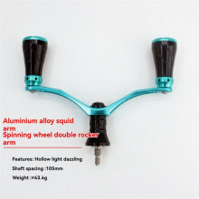 Double Rocker Arm Handle Double Handle Fishing Reel Modified Fishing Tackle for Double Handle Fishing Reel A