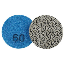 1 Peça 2 Polegadas/50 mm Almofada de Polimento de Diamante Galvanizado Azulejo Vidro Metal Madeira Moagem Disco de Rebarbação P60