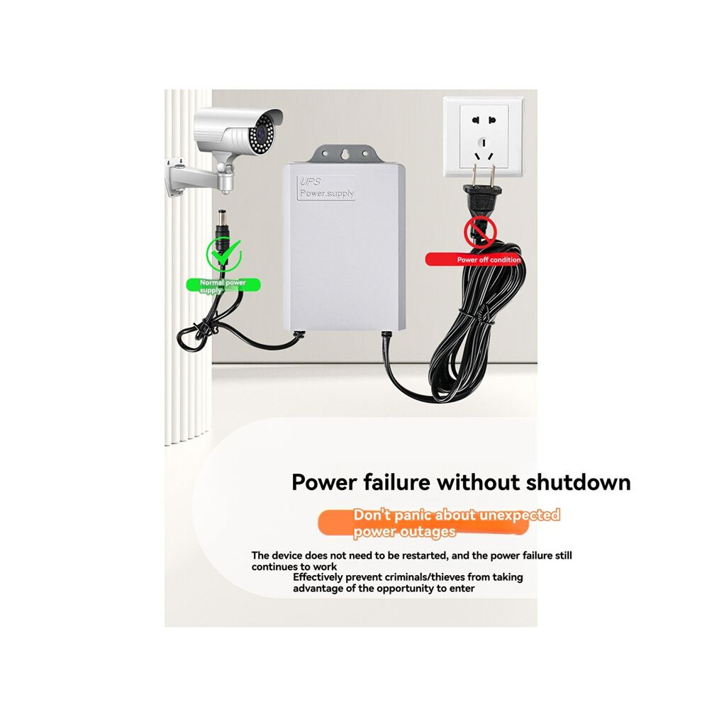 12V-2A UPS Power Supply for WiFi, Router, Modem, Security Camera UPS ...
