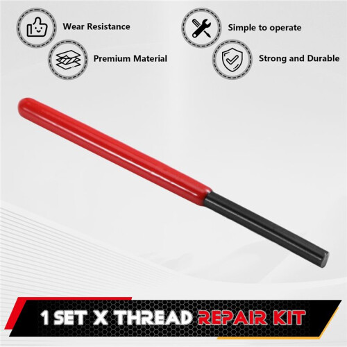 30PCS Thread Repair Kit M6x1 for Restoring Damaged Thread Spanner Wrench Twist Drill Bit Hand Tool Thread Repair Tools 2