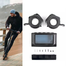 Cubierta de Pantalla para Kit de Scooter Eléctrico S1 S2 S3 Cubierta de Pantalla + 2 Manijas para Pulgar + Carcasa de Lámpara
