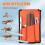14 Pack Chainsaw File Kit, Chainsaw Sharpener with Stump Vise Round Files, Complete Chain Sharpening Tool Set 6