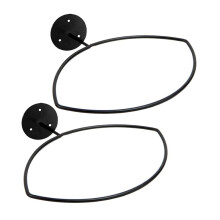2 Packs Football Holders , Wall Mount Football Holder Football Display Stand, Football Room Decoration