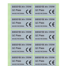 20PCS 48V750W Ebike Sticker for Bafang Front Rear Hub Motor CE Label Tag Electric Bicycle Conversion Kit Sticker 48V750W
