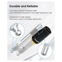 Pressure Washer Chemical Tip M5 Twist Nozzles, Long Range Chemical Shooter for 3-7 GPM, 1/4 Inch Quick Connect