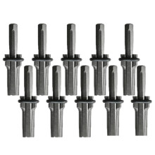 Rock Splitter, Stone Chisel Quarrying Wedge, Heavy Duty Stone Splitting Tool for Concrete Marble Granite 10 Pieces