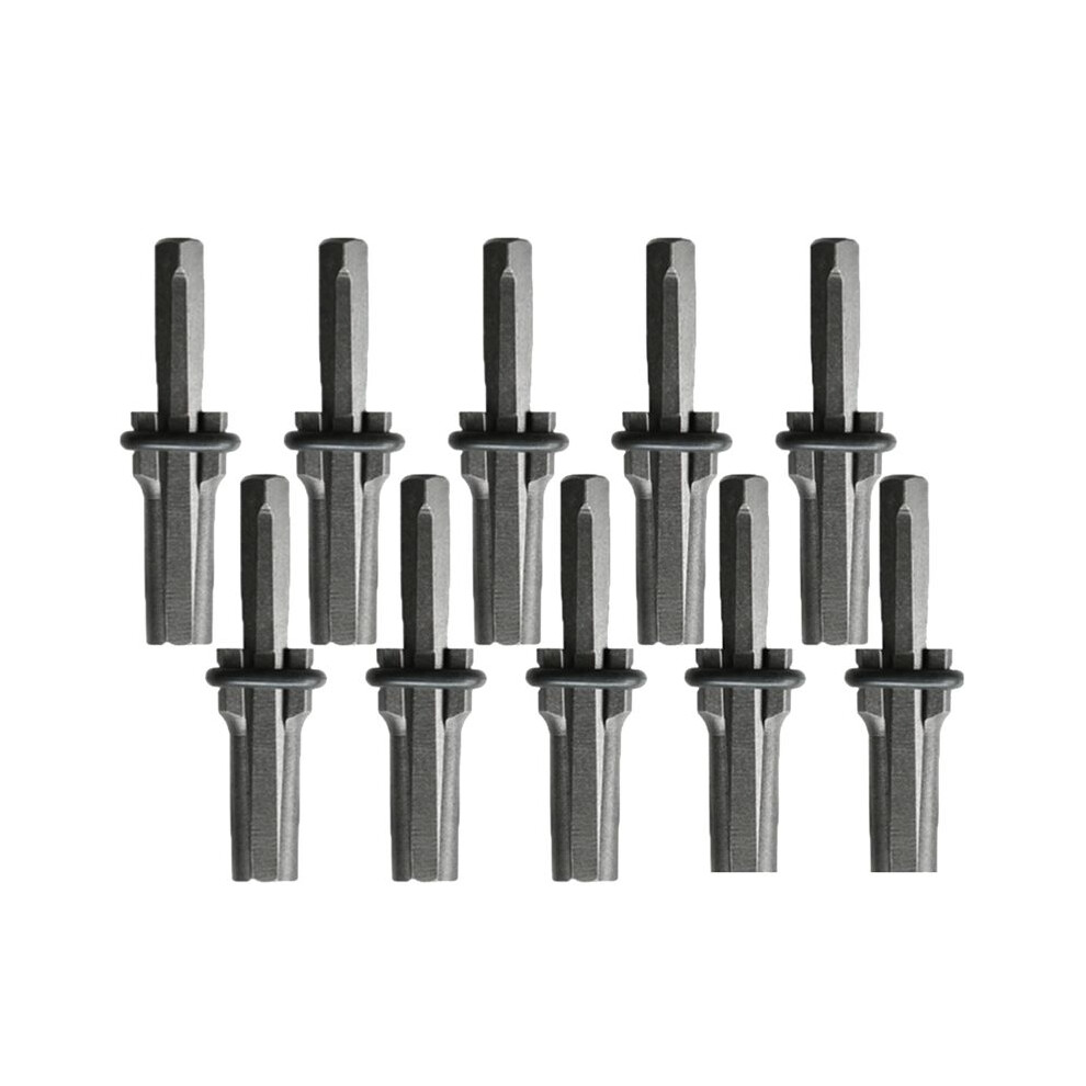 Rock Splitter, Stone Chisel Quarrying Wedge, Heavy Duty Stone Splitting Tool For Concrete Marble Granite 10 Pieces 6033393004915