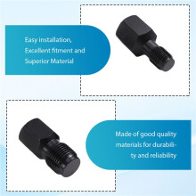 Car Oxygen Sensor Socket Offset Wrench Set 22MM Sockets 1/2In 3/8In Drives Thread Chaser Oxygen Sensor Removing Tool