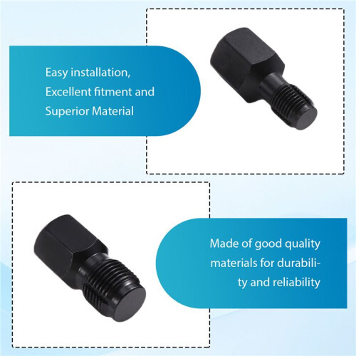 Car Oxygen Sensor Socket Offset Wrench Set 22MM Sockets 1/2In 3/8In Drives Thread Chaser Oxygen Sensor Removing Tool