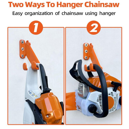 Tools Wall Mount Hanger Chainsaw Hanger Wall Mount Holder Garage Storage Chainsaw Holder 1 Set 1