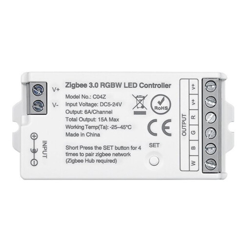 Kontroler Tuya Zigbee 3.0 RGBW TUYA  Life APP Control Dimmer Light Strip Controller