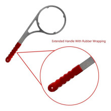 Heavy Duty Metal Water Filter Wrench,4.8 Inch Inside Diameter Water Filter Housing Wrench Home Water Filter Wrench