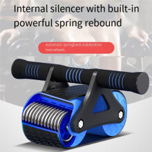 Springback Wheels Roller Abdominal Exerciser Push‑Up Training Mute Fitness Equipment