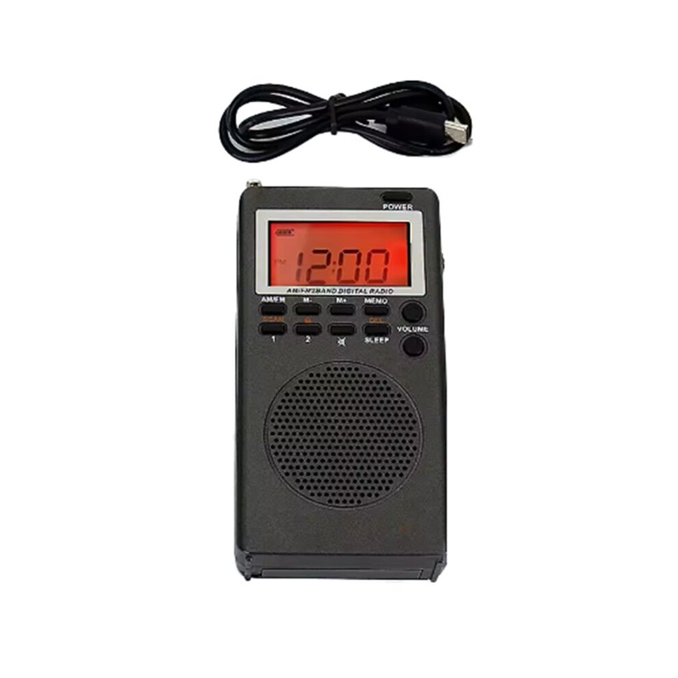 Portable Fm Am Radio 9K/10K Radios Receiver Built-In Speaker Backlight Hd Display Screen Alarm Clock Sleep Timer 4711095202526