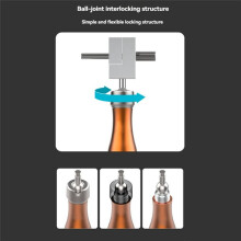 Bärbart Bordsskruvstäd, Mikrobänkskruvstäd, Miniklämma för Smyckestillverkning, Klockreparation, Gör-det-Själv-Pyssel, Modellbygge