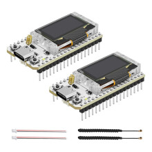 2 Sets ESP32 LoRa V3 Development Board with 868MHz LoRa Antenna Integrated WiFi SX1262
