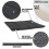4 Pcs Bunk Bed Ladder Pads,with 8 Adjustable Hook & Loop Straps,Bunk Bed Ladder Cover,Ladder Step Pads Loft Bed 4