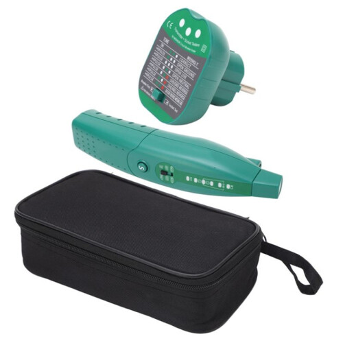 MS5902R Multi-Function Wall Detector Strong Power 220V Hidden Wire Breakpoint Finder Empty Socket Meter EU Plug 1
