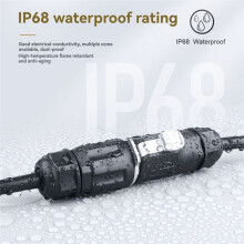 LP20 Industrial Aviation 2pin Panel Mount Male Plug Welding Cable Wire Electrical Power Connector Plug