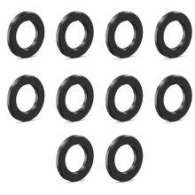 10 St M5 Cykel Titan Platt Bricka Universal Cykelbultar Packning 5 mm Mountainbike Racercykel Bultar Distans Svart