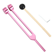 Healing Chakra 128 Hz Tuning Fork Set Aluminium Alloy Sound Therapy Bio-Acoustic Tuning Fork Colorful Adjustable