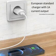 10 St.  Bärbar 5V 1A EU AC USB Väggladdare Kontaktadapter Laddare Kontakt EU-Kontakt