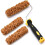Paint Roller Kit 3 Pcs Texture Sponge Paint Rollers 6 Inch Texture Pattern Roller Brush Tool with Roller Frame 2