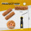 Paint Roller Kit 3 Pcs Texture Sponge Paint Rollers 6 Inch Texture Pattern Roller Brush Tool with Roller Frame 6
