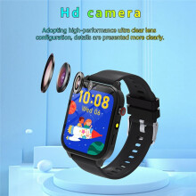 Children Study Smartwatch HD Camera Games Flashlight Sleep Monitoring Alarm Calculator Birthday Gift for Boys Girls D
