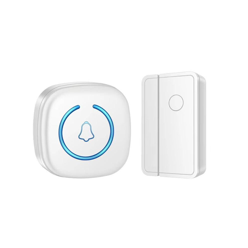 Split Type Door And Window Sensor Door Magnet Sensor 60 Songs Protection Security Anti-Theft Volume Reminder Eu White 6031092529029