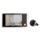 Visor de Porta Digital de 3,5 Polegadas, Câmera Olho Mágico, Monitor LCD  Angular 120, Sistema Segurança Residencial Compatível com para Portas 1