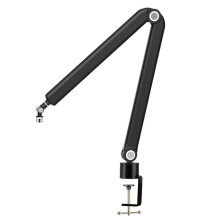 Microphone Boom Arm,360Rotatable Mic Stand,Microphone Holder with 3/8in 5/8in Adapters,Microphone Arm with Accessories