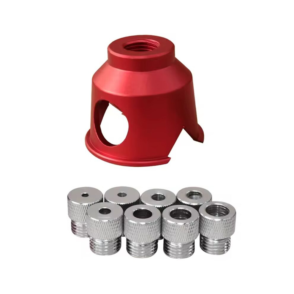 Photos - Bits / Sockets 8 Steel Drill Bushings Vertical Drill Guide Pocket Hole with 3-10mm Drill 90 Degree Straight Hole Drilling Positioner