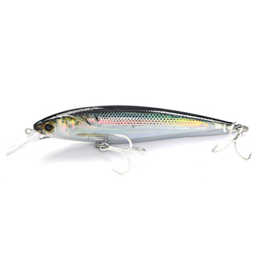 120 mm Sinkender Minnow-Hartköder für Salzwasser, Langer Jerkbait, Künstlicher Wolfsbarsch, Wobbler, Köder, Meeresangelzubehör E