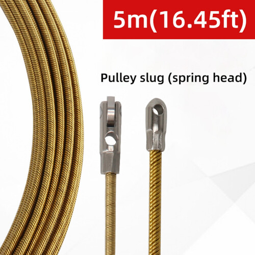 Universal Wire Lead Threading Device Tool Rope Pulling Device for Electricians with Pulley Threading of Cable Wire, 5M 1