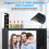 Visor de Porta Digital de 3,5 Polegadas, Câmera Olho Mágico, Monitor LCD  Angular 120, Sistema Segurança Residencial Compatível com para Portas 3