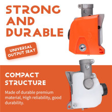 Practical Tree Chainsaw Gearbox for 26mm Spline Pole Saw Tree Cutter Chainsaw Gear Box Gear for 26 Tubes 9 Teeth