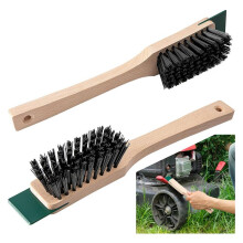 2-Delige Set Grasmaaier-Schrobborstels, Grasmaaier-Schraperborstels, Geschikt voor Het Reinigen van Het Maaidek van de Tuin Buiten