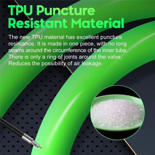 Câmara de Ar Super Leve para Bicicleta, para Rodas de 28 Polegadas - Material TPU, Válvula Francesa de 45 mm, Antioxidação, Pneu de Bicicleta